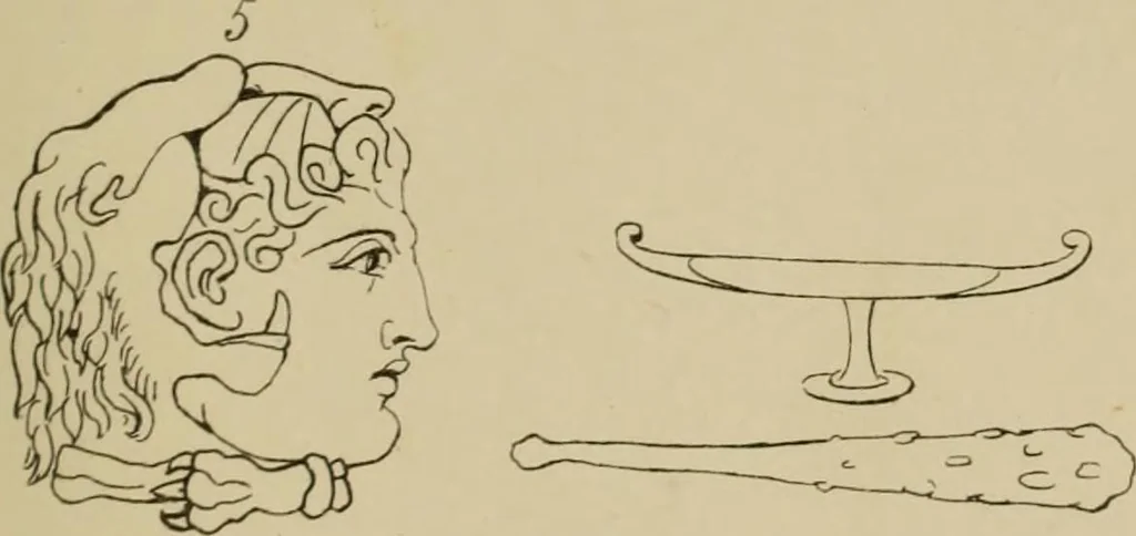 An illustration from The costume of the ancients, 1875, leaf 84