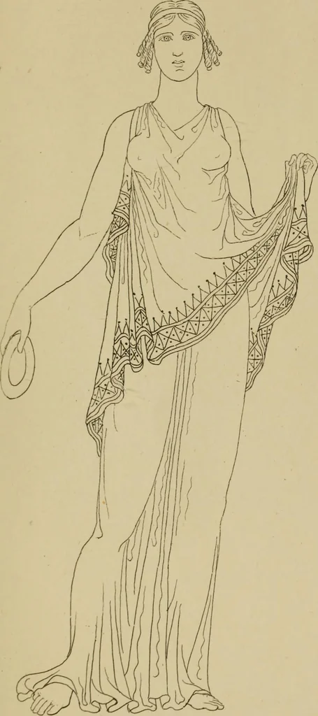 An illustration from The costume of the ancients, 1875, leaf 90