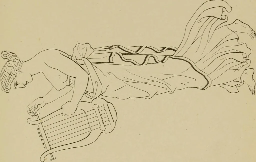 An illustration from The costume of the ancients, 1875, leaf 92