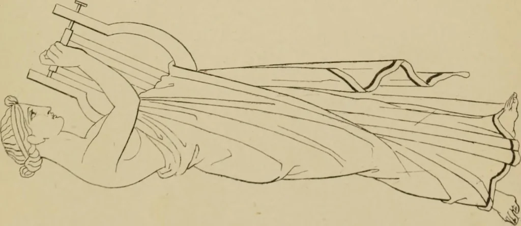 An illustration from The costume of the ancients, 1875, leaf 92