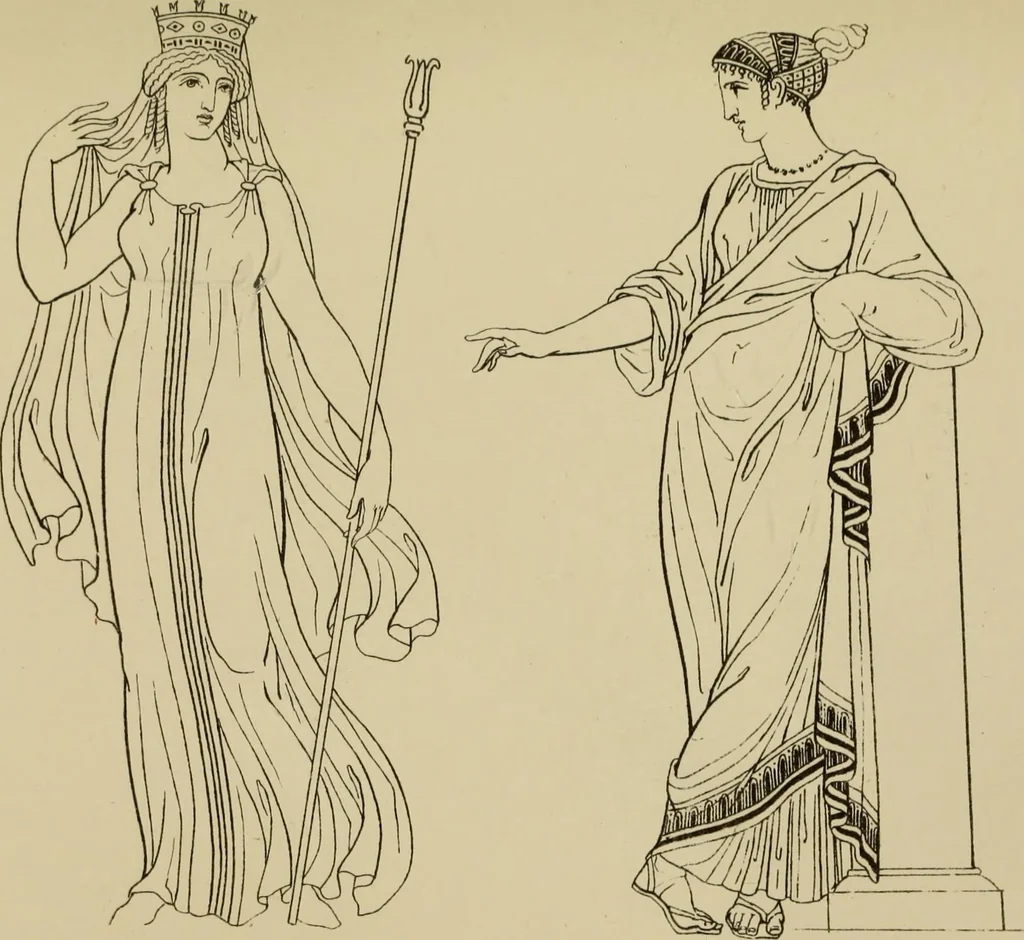 An illustration from The costume of the ancients, 1875, leaf 98