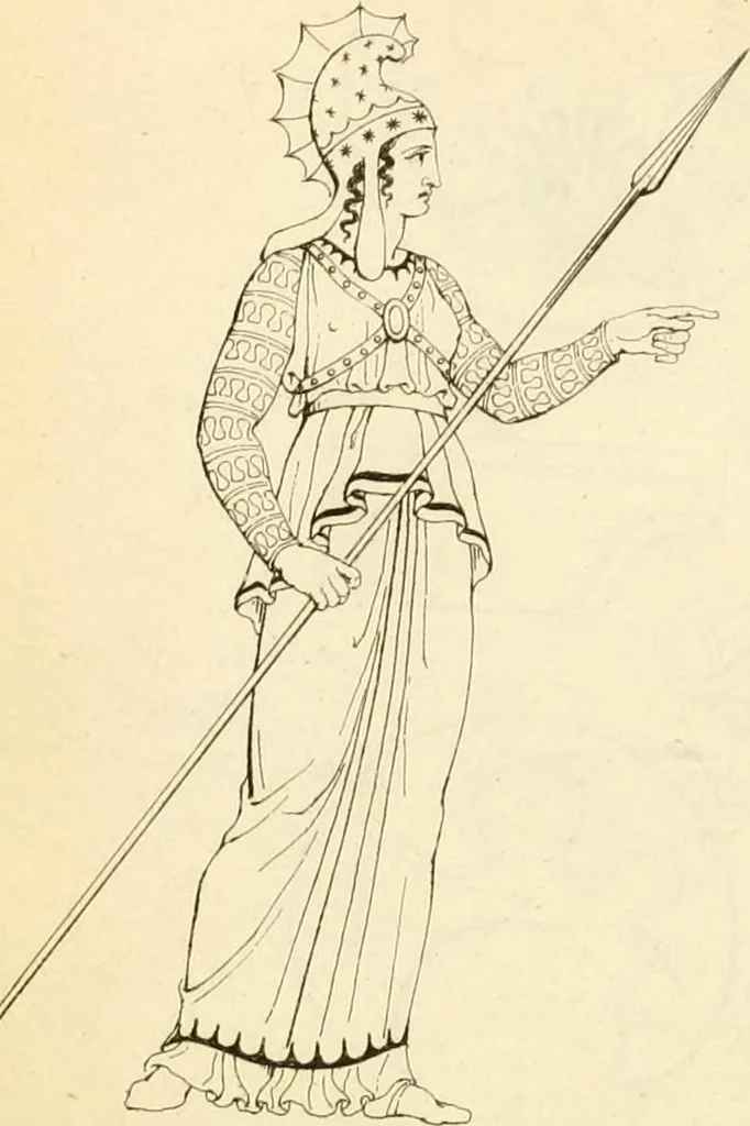 An illustration from Costume of the ancients, 1812, leaf 114