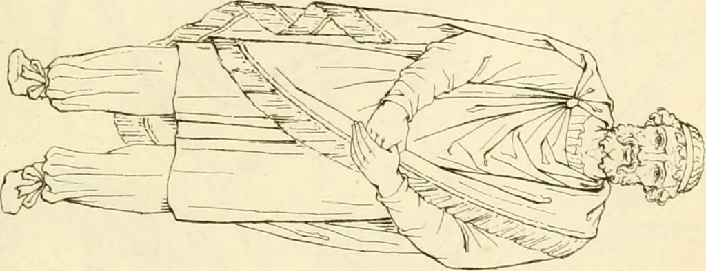 An illustration from Costume of the ancients, 1812, leaf 114