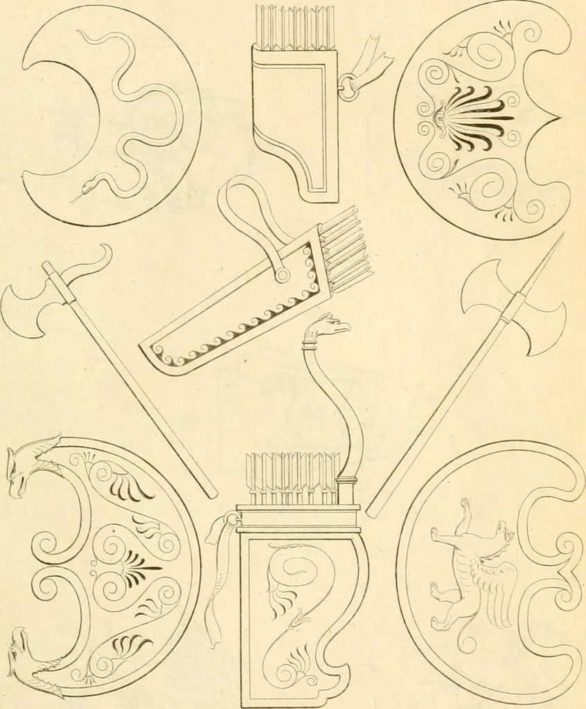 An illustration from Costume of the ancients, 1812, leaf 116