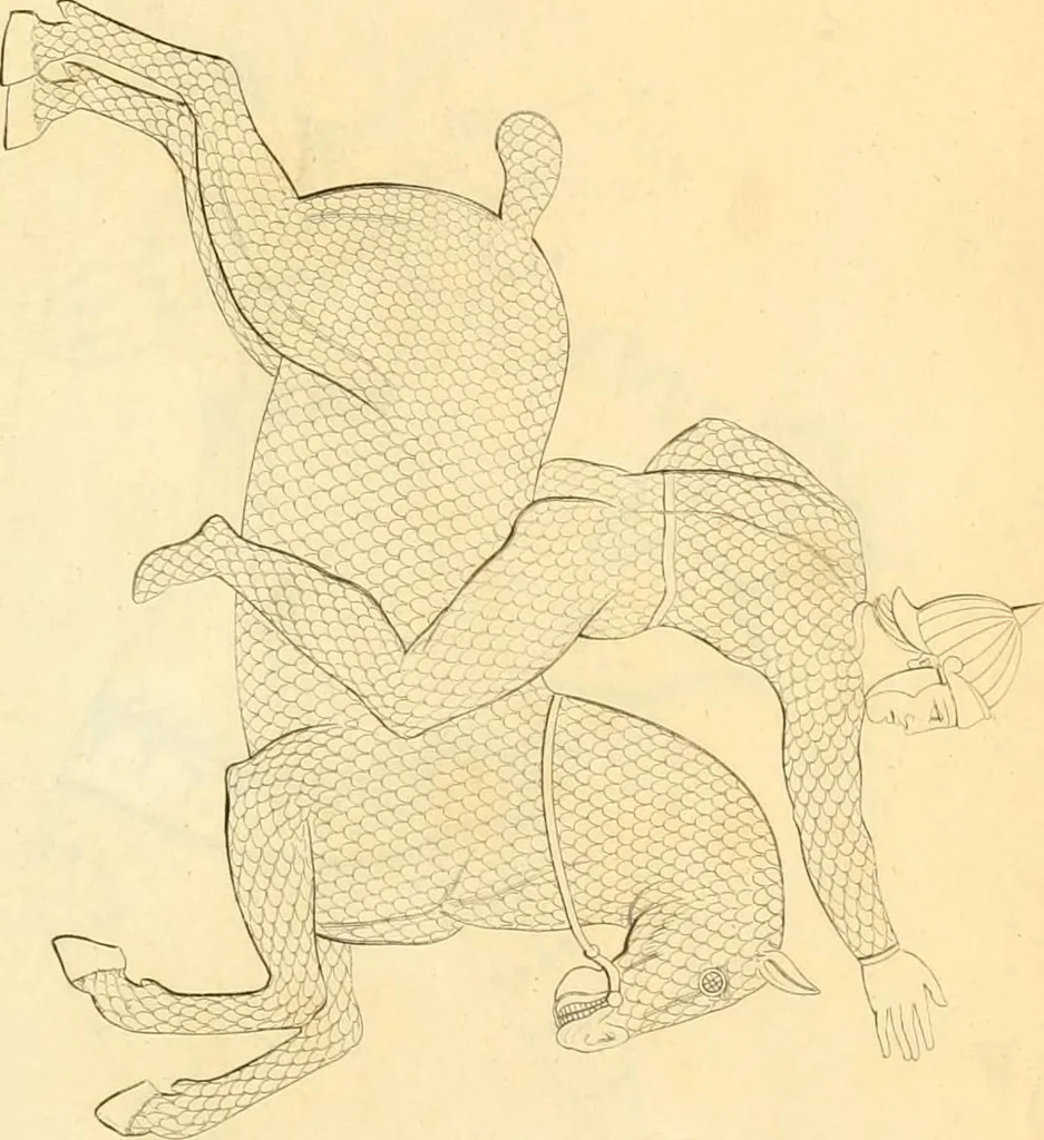 An illustration from Costume of the ancients, 1812, leaf 128