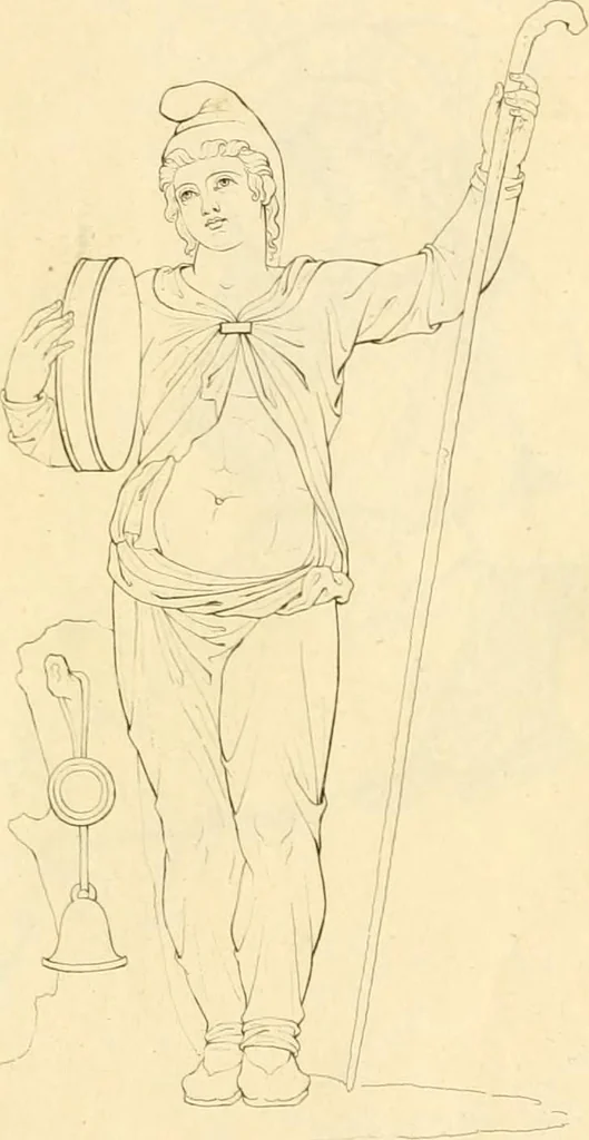 An illustration from Costume of the ancients, 1812, leaf 138