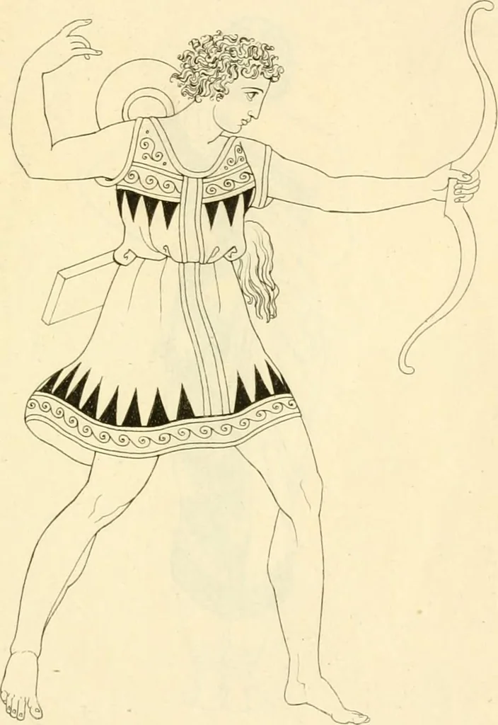 An illustration from Costume of the ancients, 1812, leaf 148