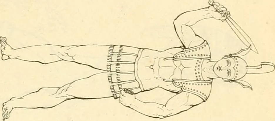An illustration from Costume of the ancients, 1812, leaf 152