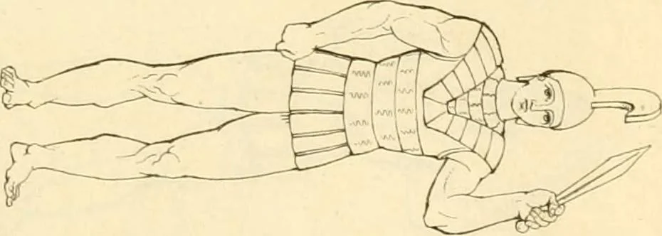 An illustration from Costume of the ancients, 1812, leaf 152