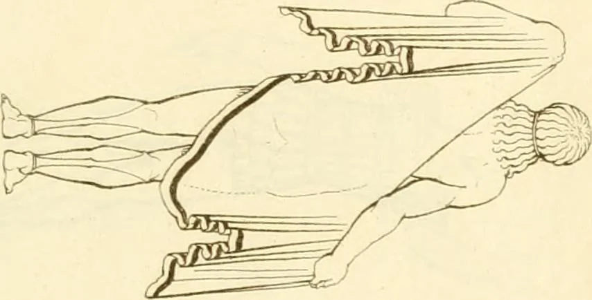 An illustration from Costume of the ancients, 1812, leaf 158