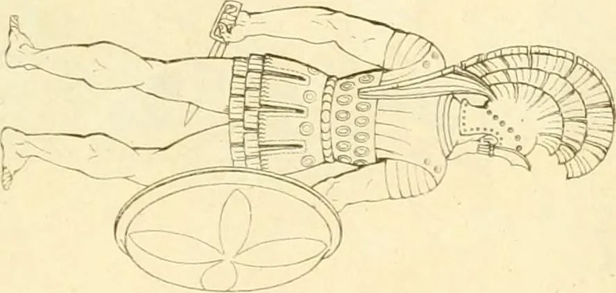 An illustration from Costume of the ancients, 1812, leaf 168