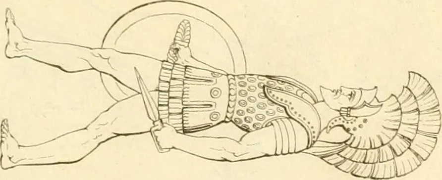 An illustration from Costume of the ancients, 1812, leaf 168