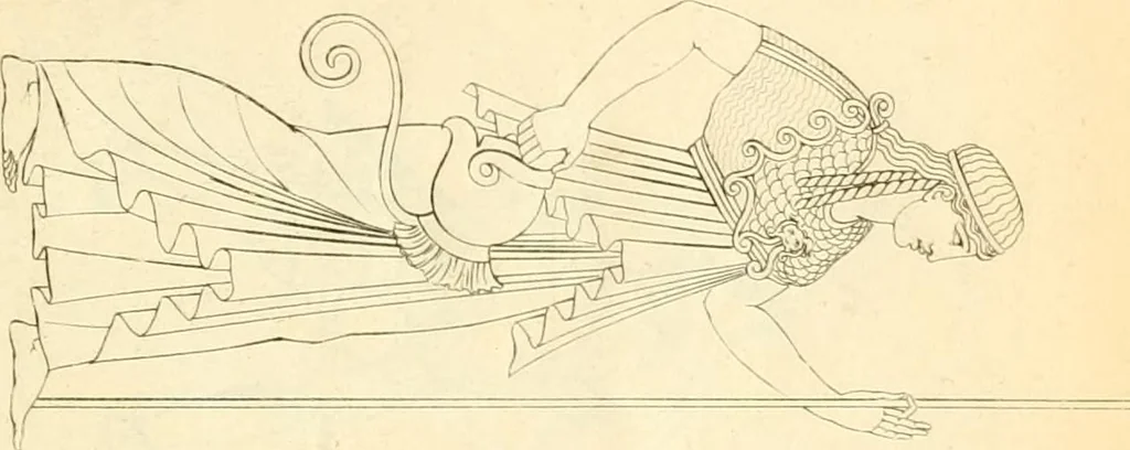 An illustration from Costume of the ancients, 1812, leaf 170