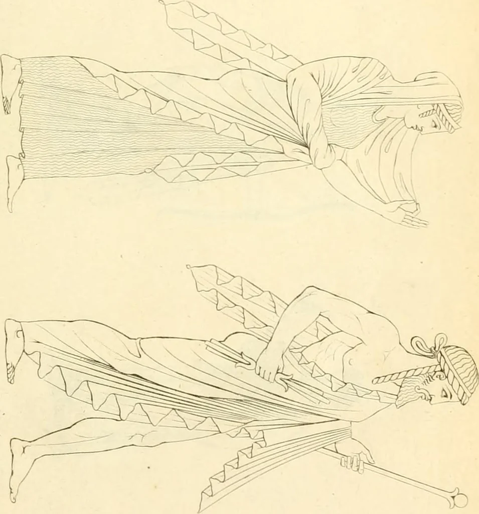 An illustration from Costume of the ancients, 1812, leaf 170