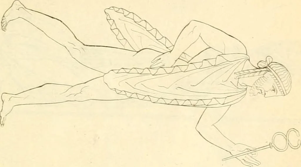 An illustration from Costume of the ancients, 1812, leaf 174