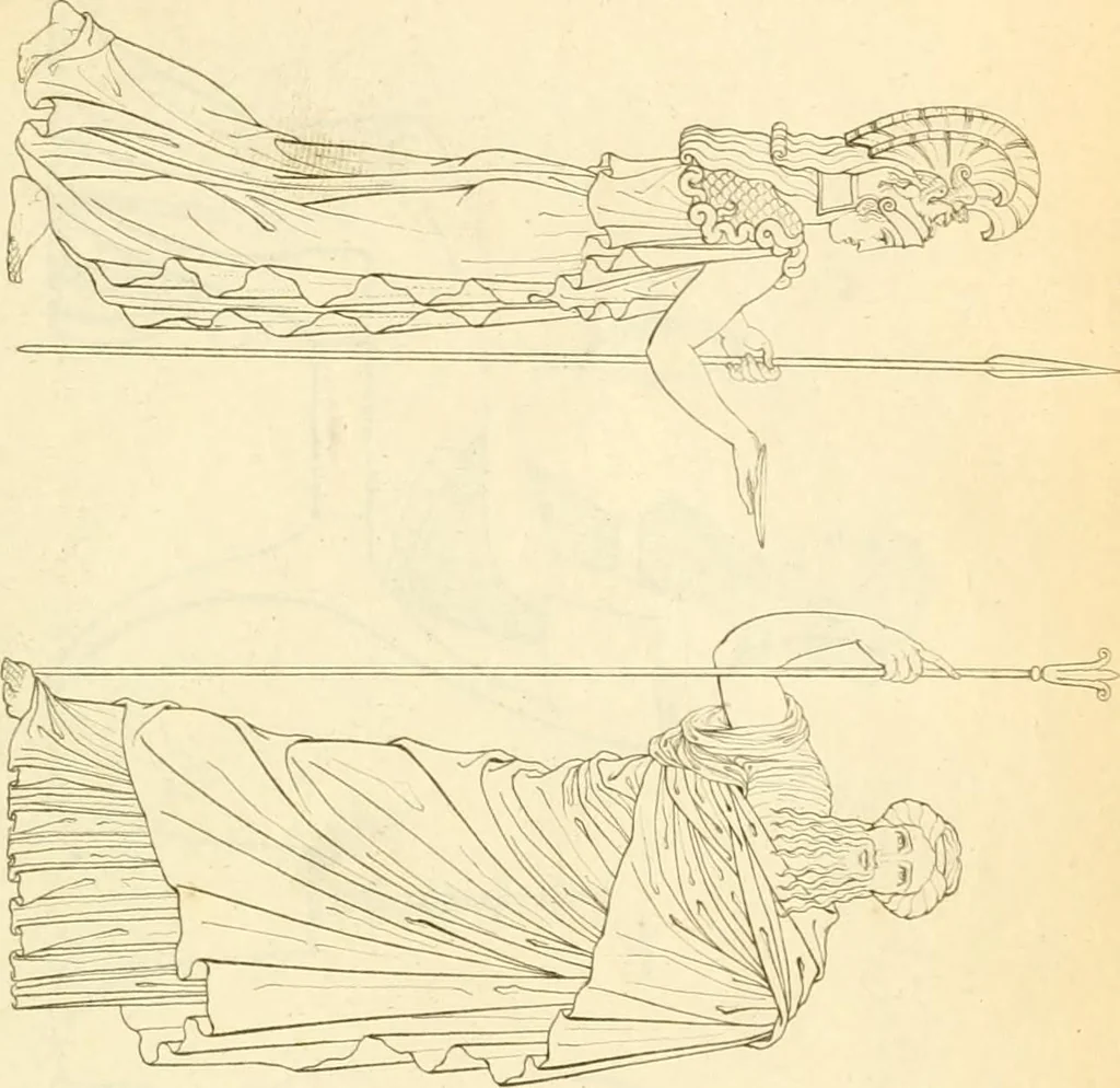 An illustration from Costume of the ancients, 1812, leaf 176
