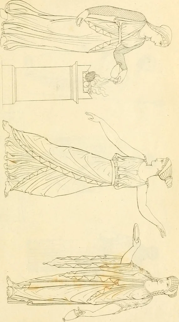 An illustration from Costume of the ancients, 1812, leaf 184