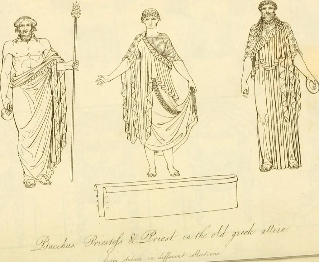 An illustration from Costume of the ancients, 1812, leaf 186
