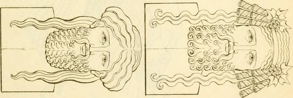 An illustration from Costume of the ancients, 1812, leaf 188