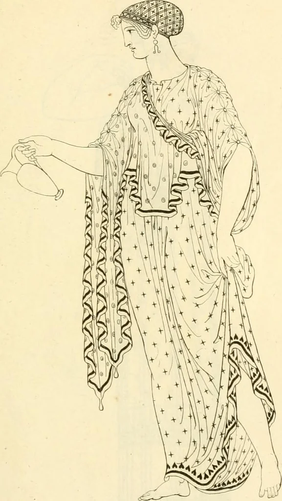 An illustration from Costume of the ancients, 1812, leaf 200