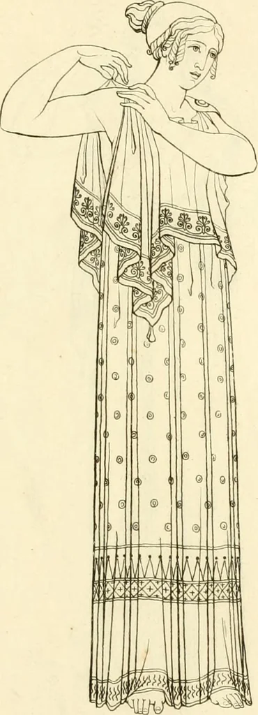 An illustration from Costume of the ancients, 1812, leaf 202