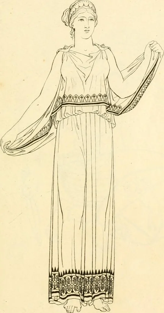 An illustration from Costume of the ancients, 1812, leaf 206