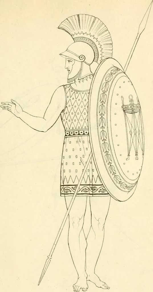 An illustration from Costume of the ancients, 1812, leaf 212