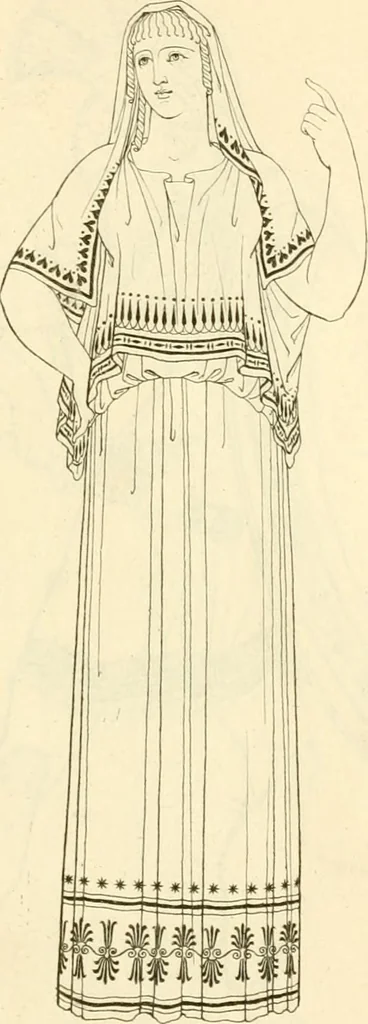 An illustration from Costume of the ancients, 1812, leaf 220
