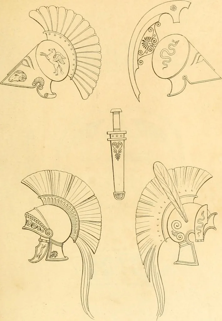 An illustration from Costume of the ancients, 1812, leaf 226