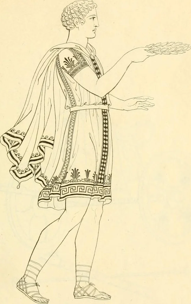 An illustration from Costume of the ancients, 1812, leaf 232