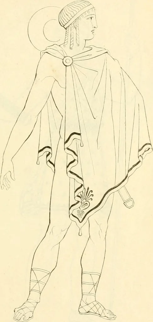 An illustration from Costume of the ancients, 1812, leaf 236