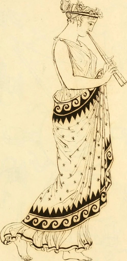 An illustration from Costume of the ancients, 1812, leaf 252
