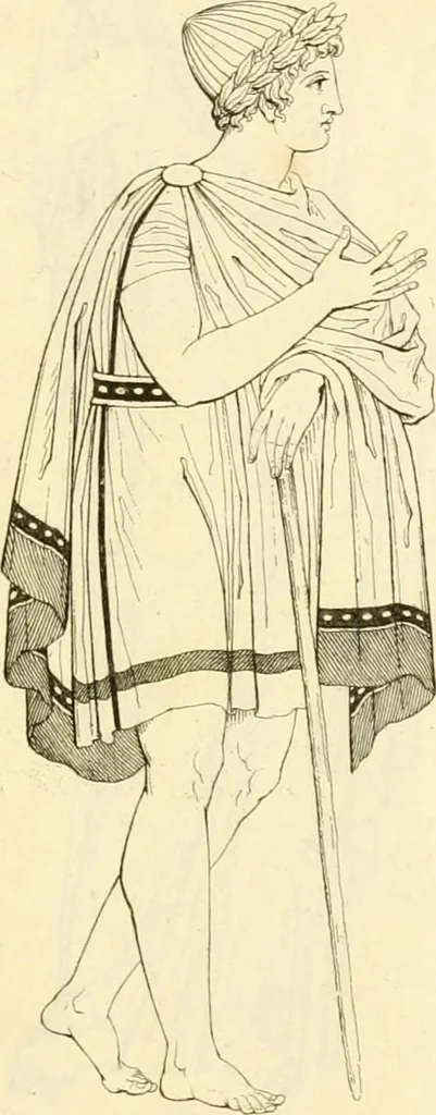 An illustration from Costume of the ancients, 1812, leaf 274