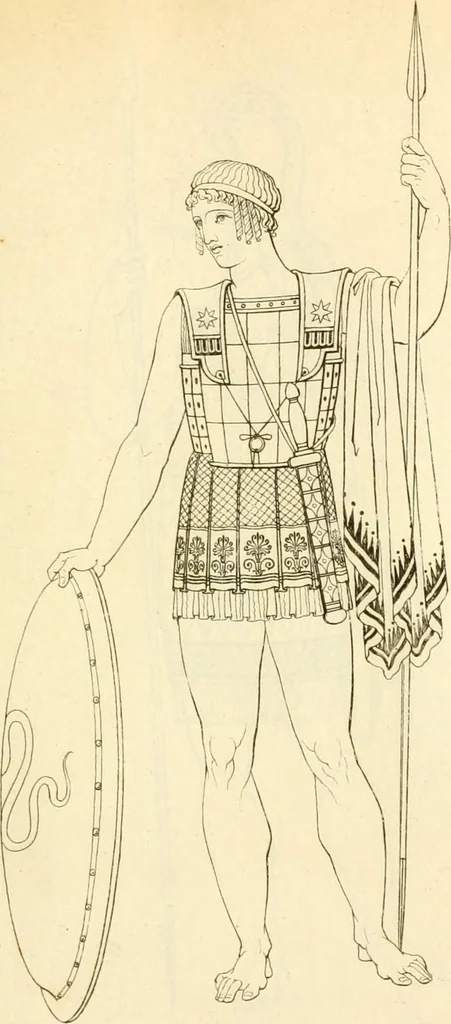 An illustration from Costume of the ancients, 1812, leaf 280