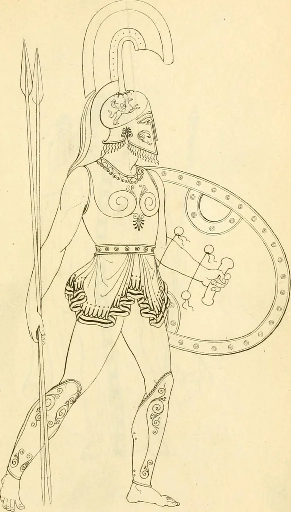 An illustration from Costume of the ancients, 1812, leaf 284