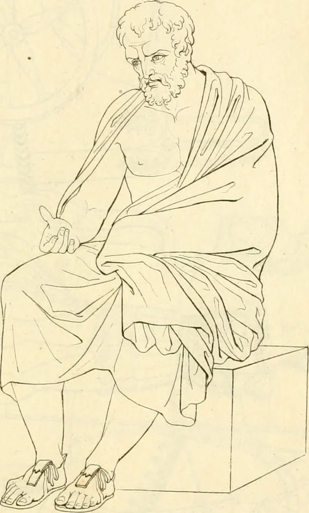 An illustration from Costume of the ancients, 1812, leaf 296