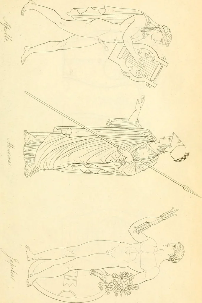 An illustration from Costume of the ancients, 1812, leaf 300