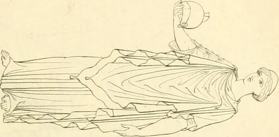 An illustration from Costume of the ancients, 1812, leaf 304