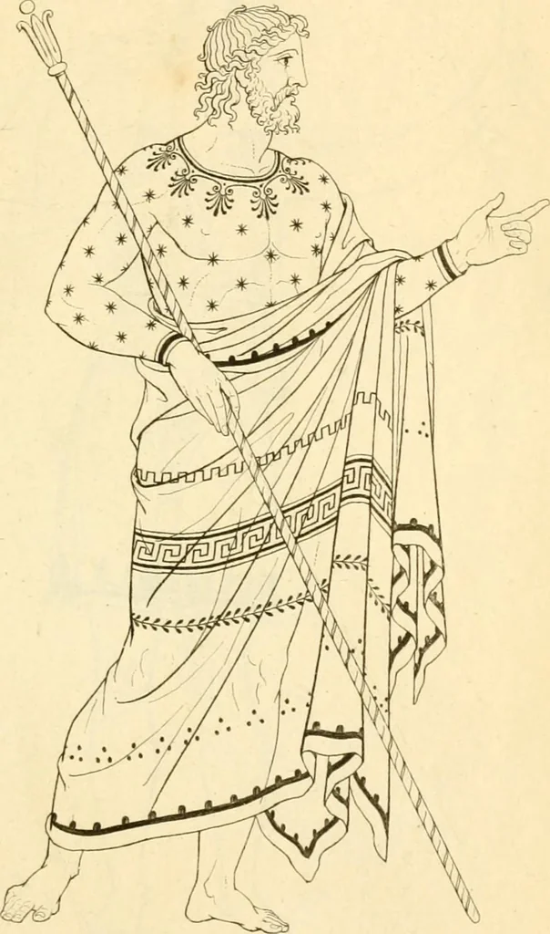An illustration from Costume of the ancients, 1812, leaf 322