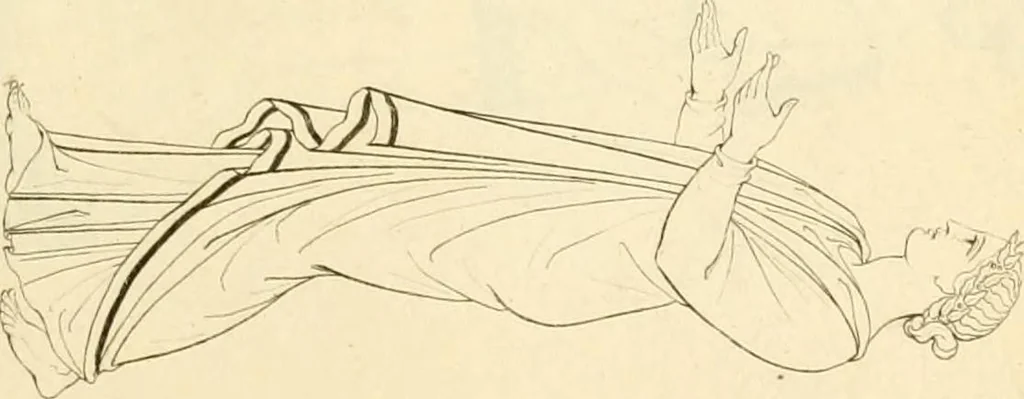 An illustration from Costume of the ancients, 1812, leaf 332
