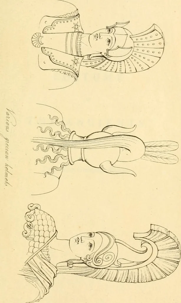 An illustration from Costume of the ancients, 1812, leaf 336