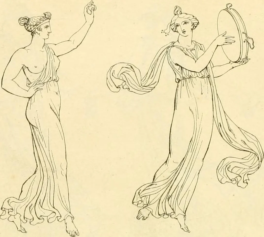 An illustration from Costume of the ancients, 1812, leaf 350