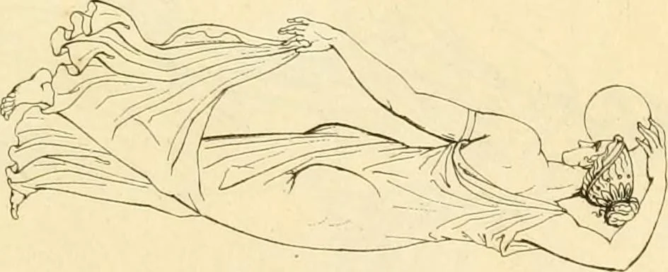 An illustration from Costume of the ancients, 1812, leaf 350