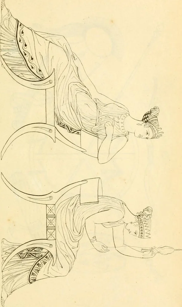 An illustration from Costume of the ancients, 1812, leaf 354