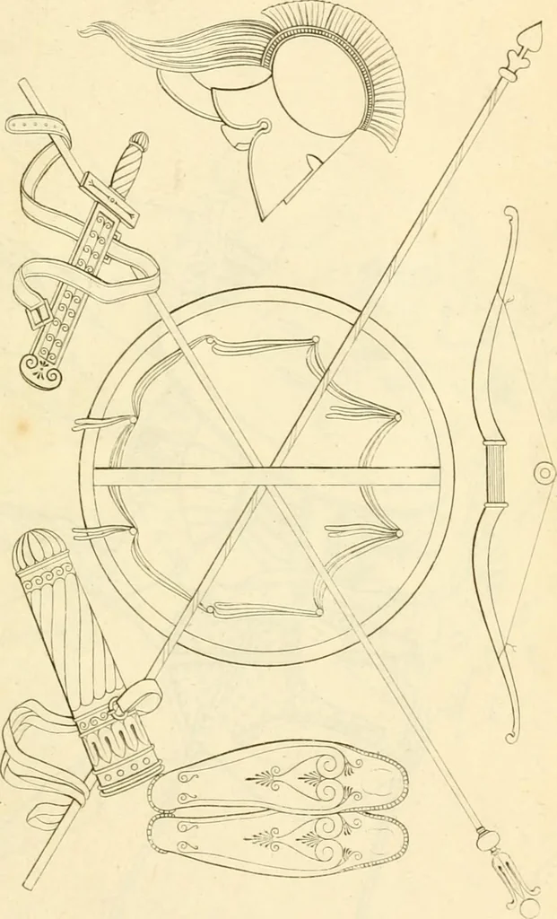 An illustration from Costume of the ancients, 1812, leaf 356