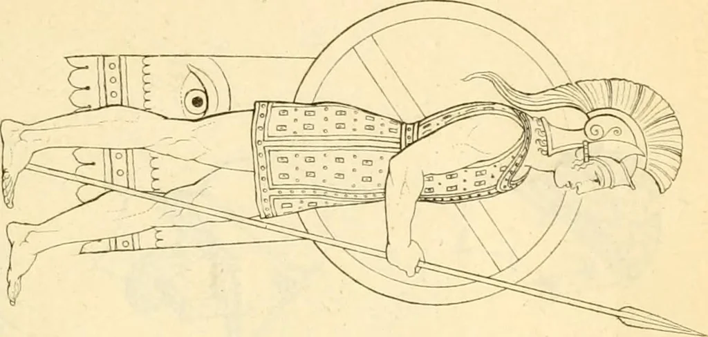 An illustration from Costume of the ancients, 1812, leaf 364