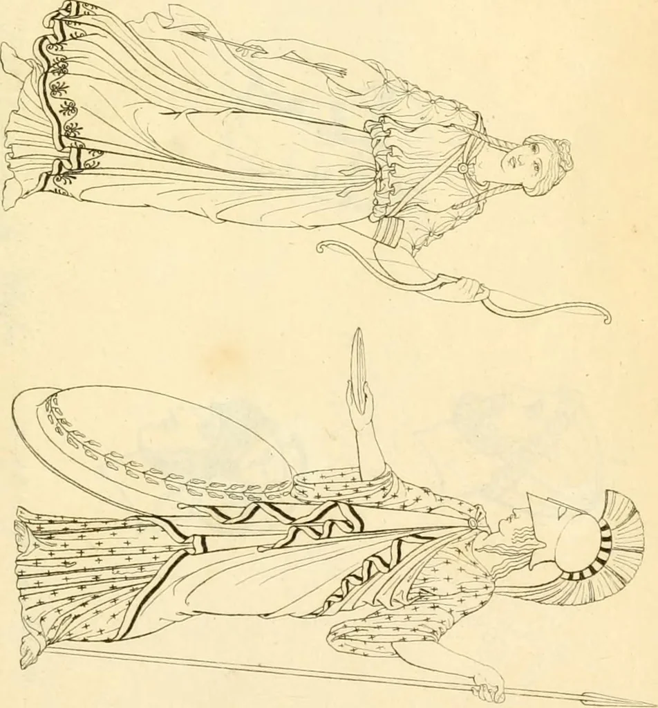 An illustration from Costume of the ancients, 1812, leaf 364