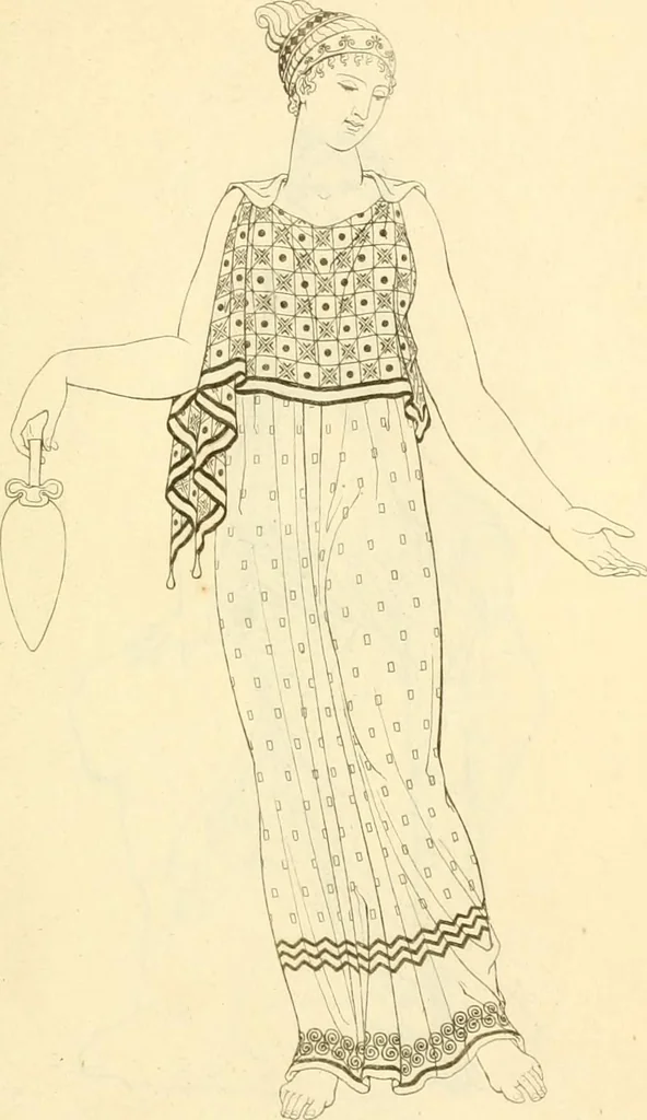 An illustration from Costume of the ancients, 1812, leaf 372