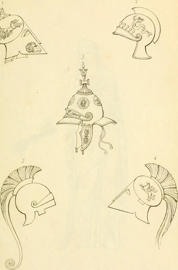 An illustration from Costume of the ancients, 1812, leaf 390