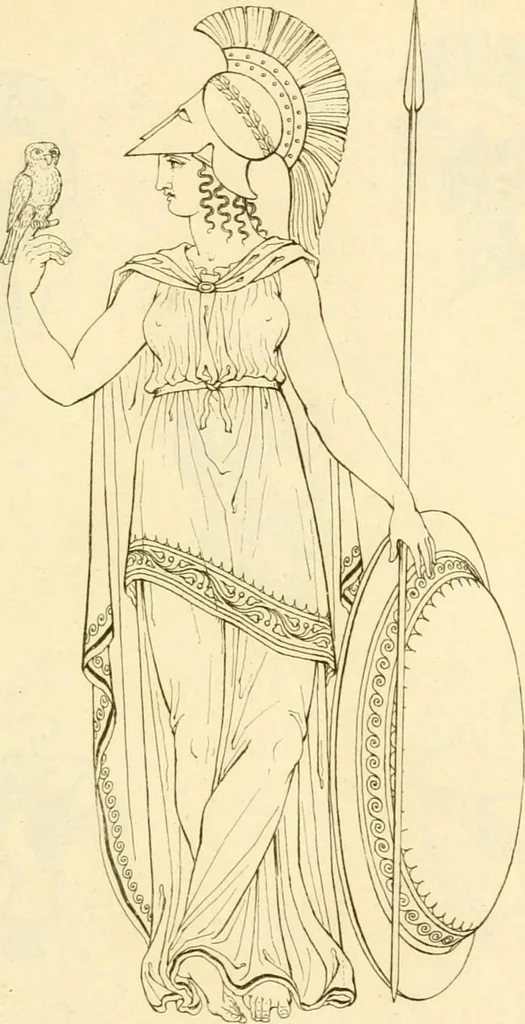 An illustration from Costume of the ancients, 1812, leaf 402